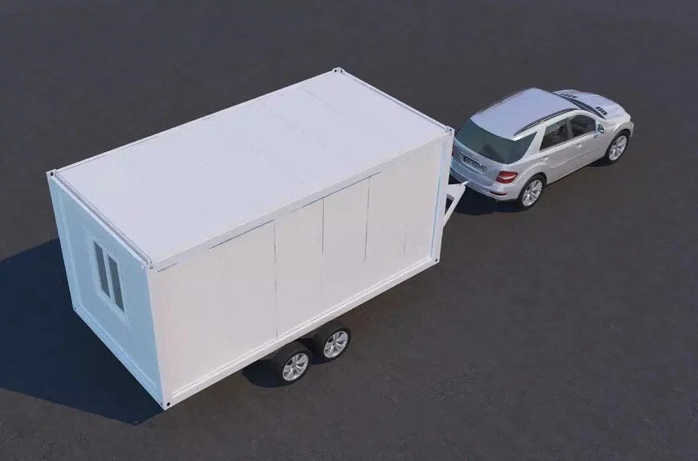 mobiler Container auf Anhänger